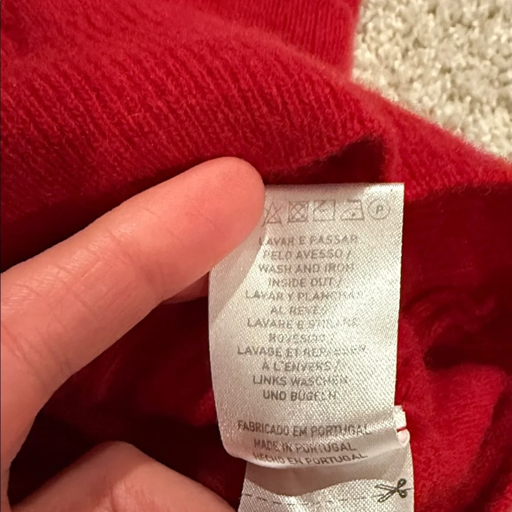 Kid’s Red Cable Knit Sweater, size 8